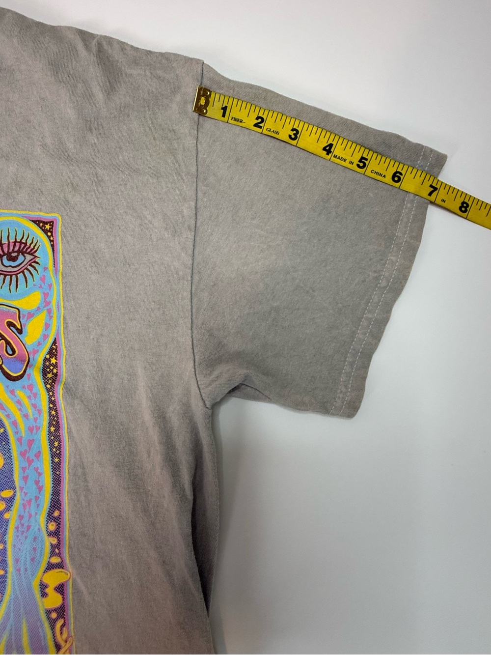 Red Hot Chili Peppers | The Mars Volta Concert T-Shirt | Beige | Size L - Picture 8 of 9